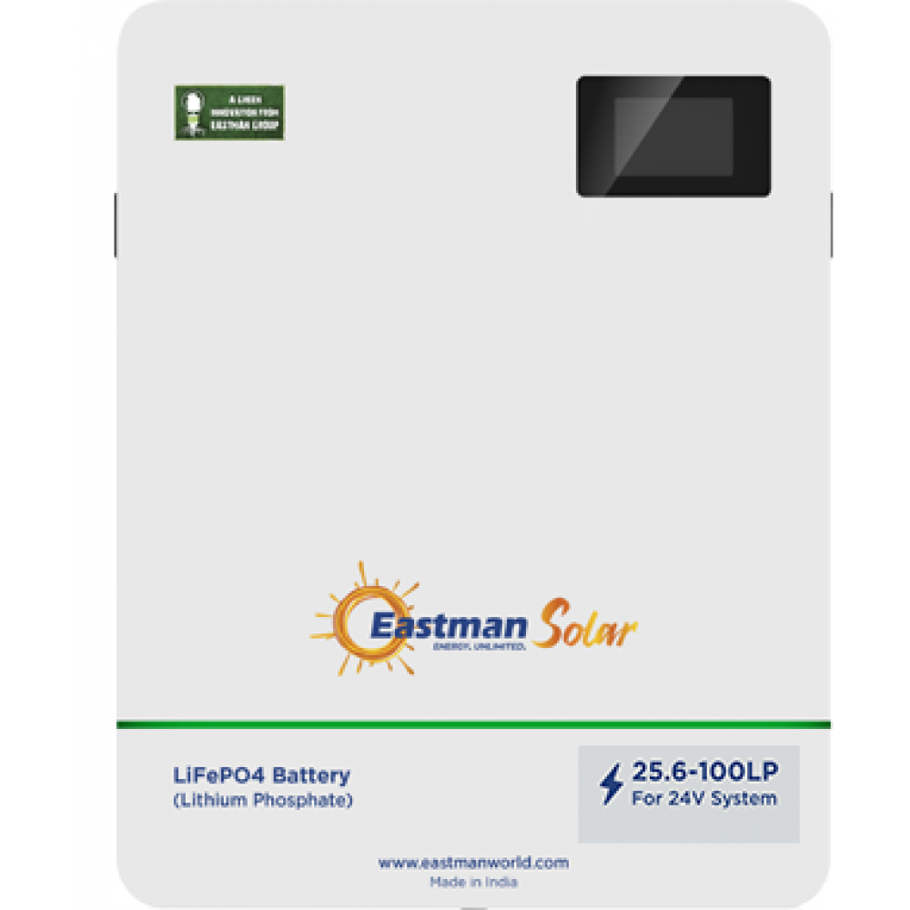 25.6V-100Ah Lityum Batarya Duvar Tipi 25.6V 100Ah