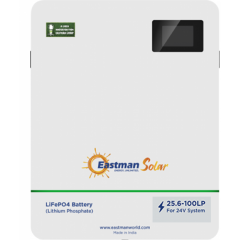 25.6V-100Ah Lityum Batarya Duvar Tipi 25.6V 100Ah