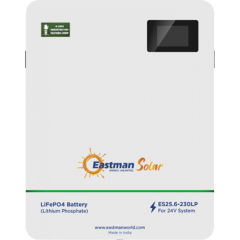 25.6V-230Ah Lityum Batarya Duvar Tipi 25.6V 230Ah